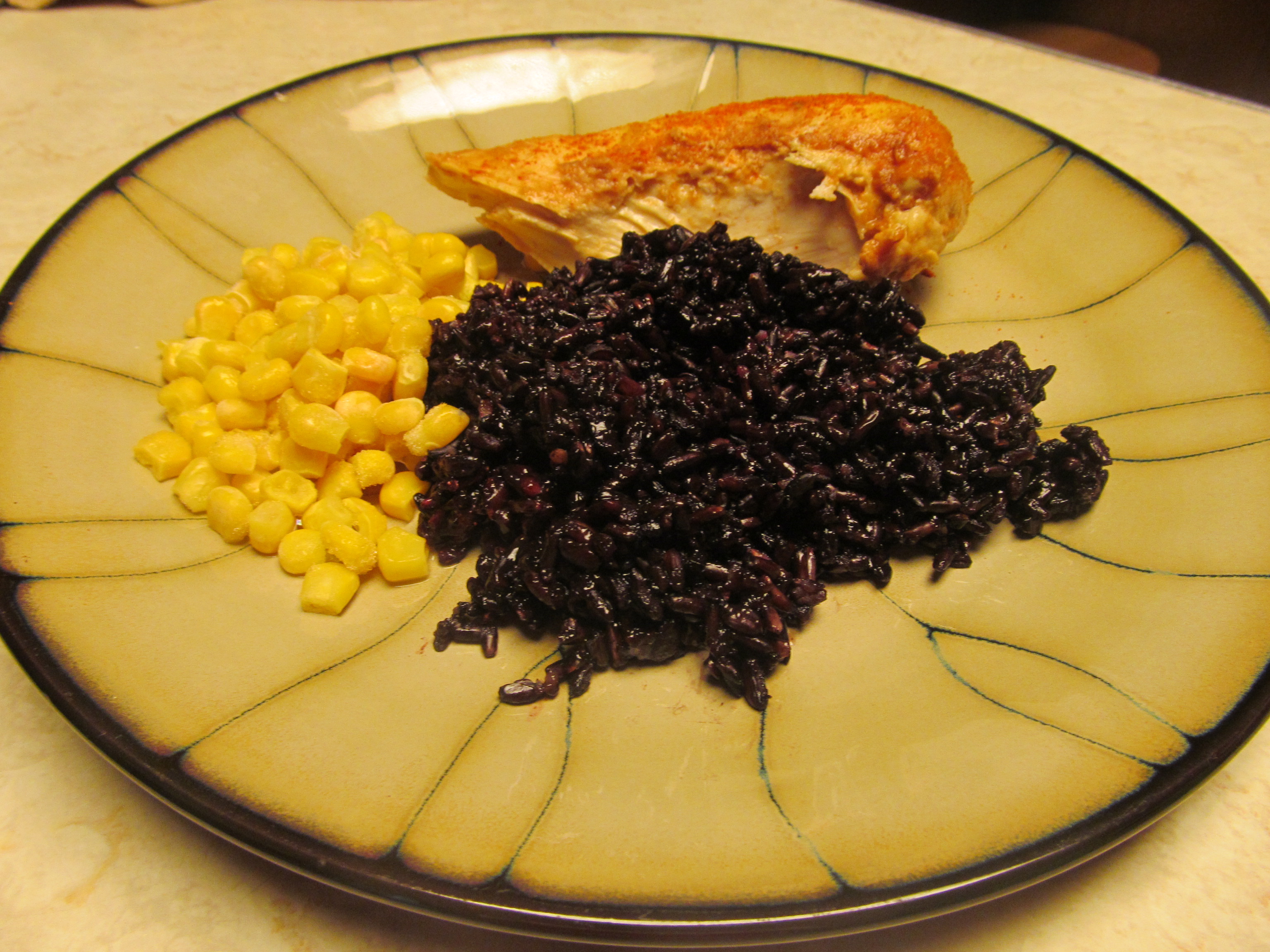 Lemon Cayenne Chicken with Black Rice for Liver Cleanse