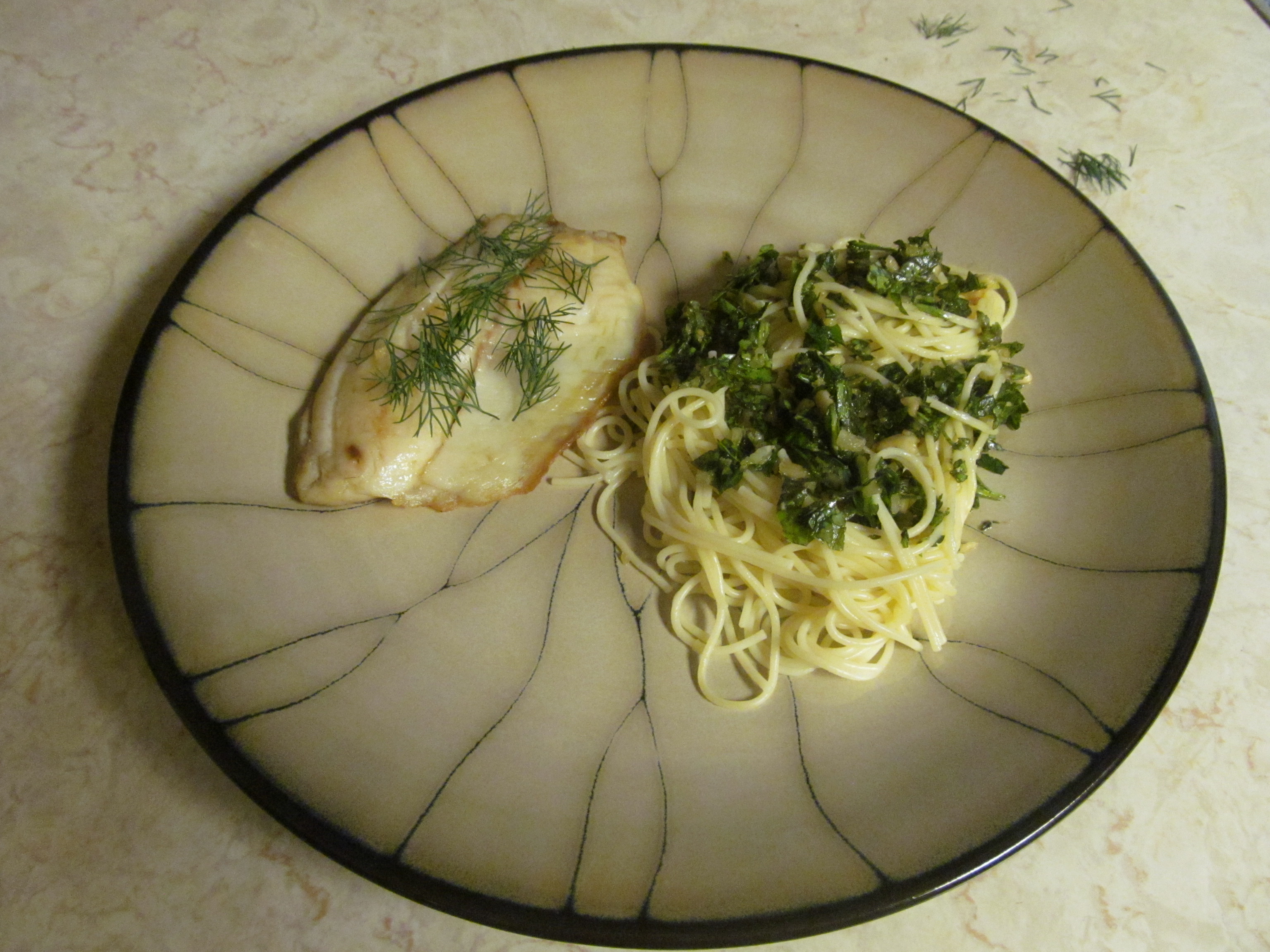 Talapia with Dill