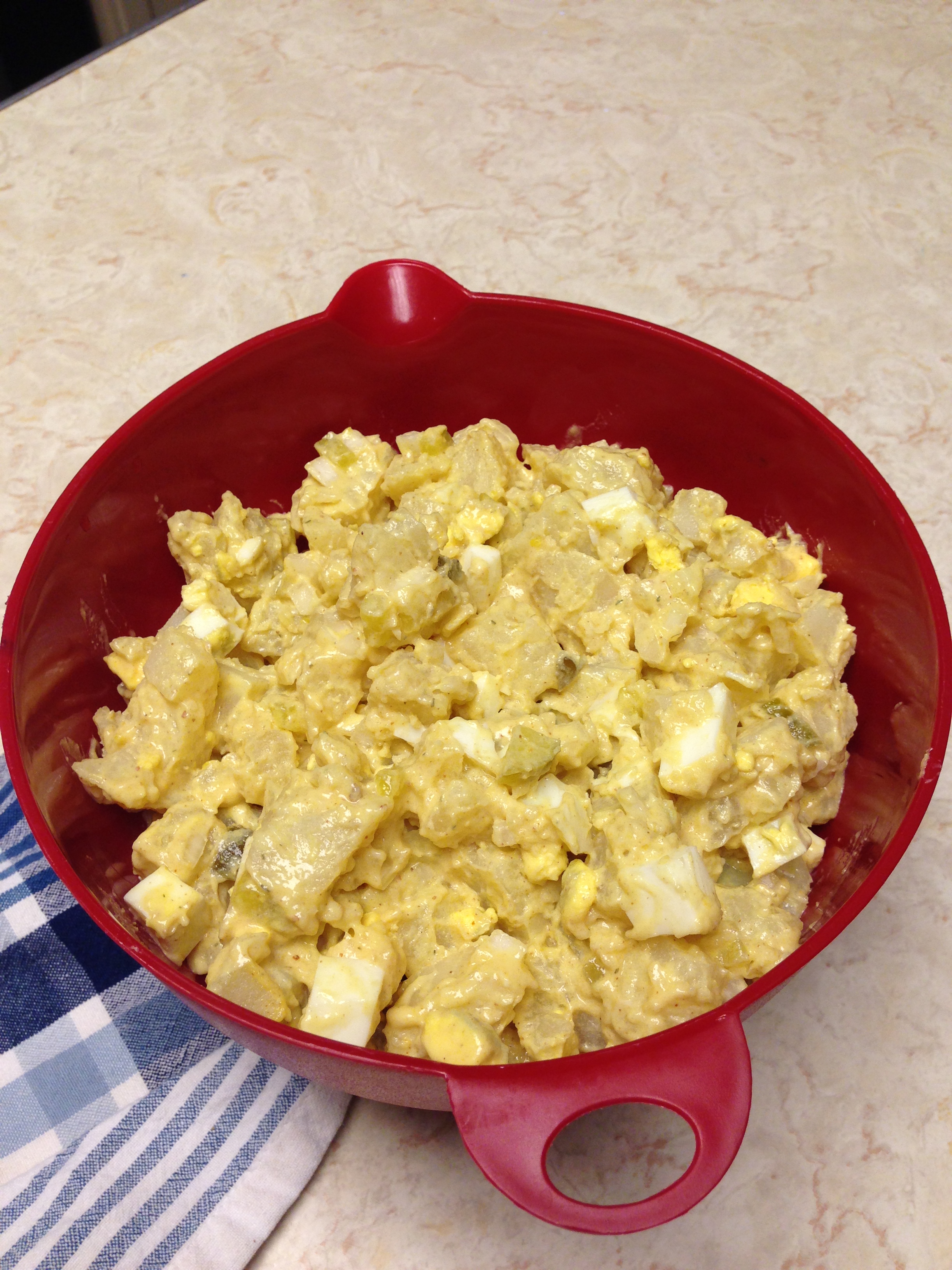 liver safe low sodium potato salad - I Help C