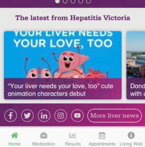 ihelpctop app for liver health is Liverwell