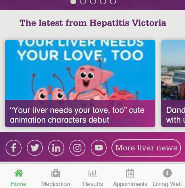 top app for liver health is Liverwell karen hoyt