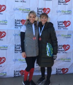 The Little Red Heart 5K: LifeShare OK ihelpc.com karen